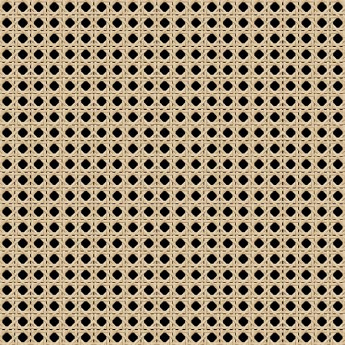 ICYEHAO Papier Peint Rotin Autocollant, 44.5 x 500 cm Papiers Peint Rotin à Décoller et à Coller Papier Peint Adhesif pour Meuble,Chambre,Salon,Salle de Bain,Toilette