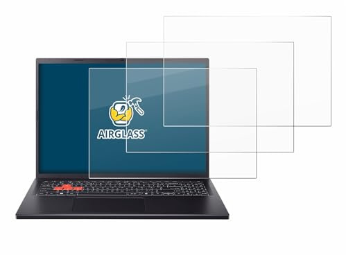 BROTECT 3 Stück Schutzglas für Acer Nitro Lite 16 NL16-71G Schutzfolie Panzer Folie Glas[Extrem Kratzfest 9H, Anti-Fingerprint, Ultra-Transparent]