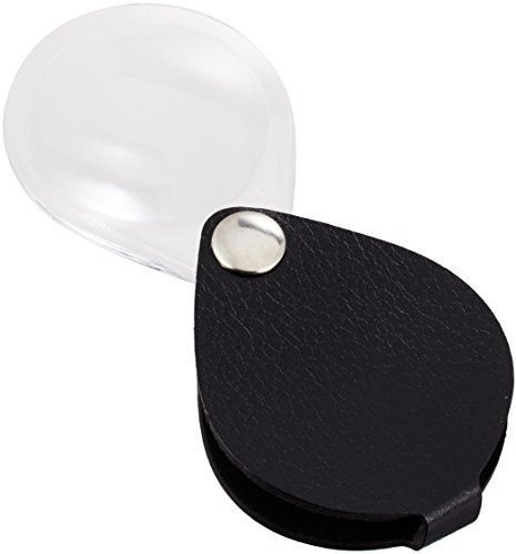 Eschenbach Optik Lupe Einschlaglupe classic, Vergrößerung 6,0 x, Durchmesser 30 mm, rund, schwarz