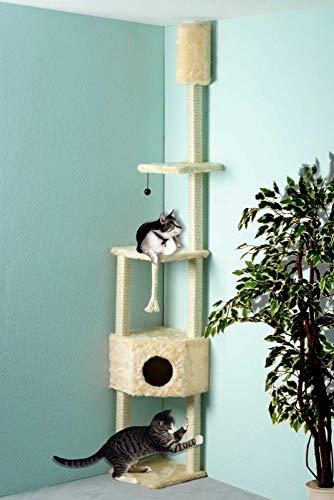 Cat Dream Katzen-Eck-Kratzstamm beige