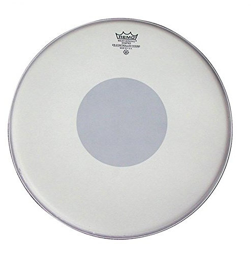 Remo CS-0114-10 Controlled Sound Black Dot Coated Sandblasted Leather 14
