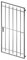 SIXONE® Gartentor „Ergo groß“ 199 × 96 cm – feuerverzinkter Stahl, stabil & wetterfest, dekoratives Eingangstor
