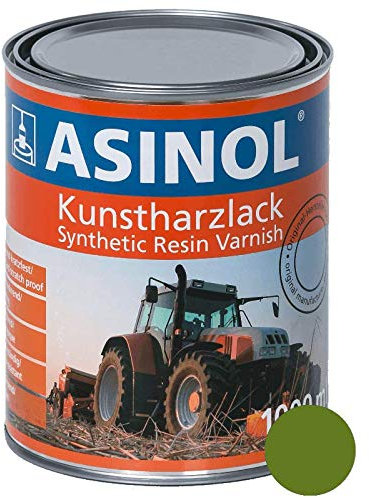 ASINOL AGRIA GRÜN GRUEN AB 1984 1.000 ml Kunstharzlack Farbe Lack 1l Liter Dose