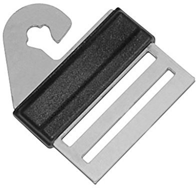 Kerbl AKO Torgriffverbinder Litzclip 40mm, Edelstahl, 4 Stück
