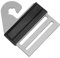 Kerbl AKO Torgriffverbinder Litzclip 40mm, Edelstahl, 4 Stück