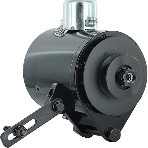 Powermaster 82001 PowerGEN Lichtmaschine (Ford Black Model A 90A 12V w/Riemenscheibe für 5/8 Zoll Riemen), 1 Packung