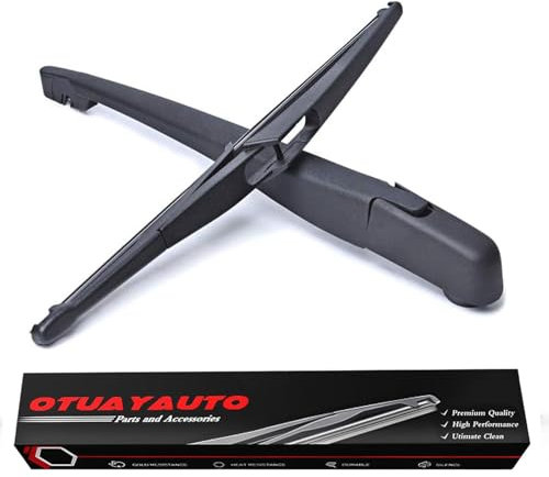 OTUAYAUTO Heckscheibenwischer kompatibel mit Punto 199 05-19, Corsa D 06-19, Scheibenwischer Hinten Wischerarm mit Wischerblätter, Länge: 300mm