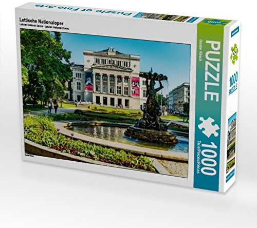 CALVENDO Puzzle Lettische Nationaloper | 1000 Teile Lege-Größe 64 x 48 cm Foto-Puzzle für glückliche Stunden