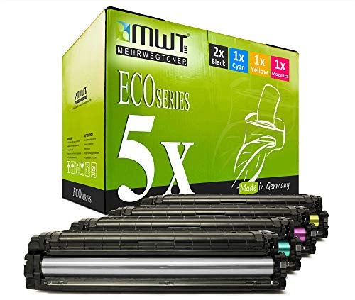 5X MWT Toner für Samsung CLP 680 DW ND Premium Line ersetzt CLT-506L