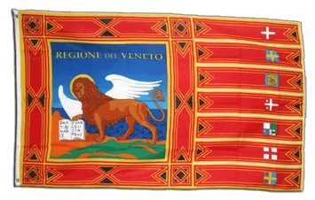 Digni Bandiera Italia Veneto - 90 x 150 cm Sticker Gratis