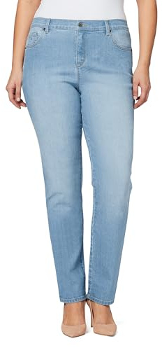 Gloria Vanderbilt Jean Classique Amanda fuselé Taille Haute pour Femme, Callisto, 46 Plus Court