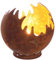 Edelrost Windlicht Feuerkugel Feuerball D11 Rost Metall