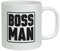 Shopagift Boss Man White 10oz Novelty Gift Mug Cup