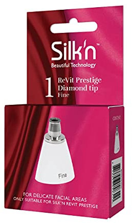 Silk'n Gesichtspeeling-Aufsatz, Fine, Diamant Peeling, ReVit Prestige, weiß, 3.2x2.1x4 cm