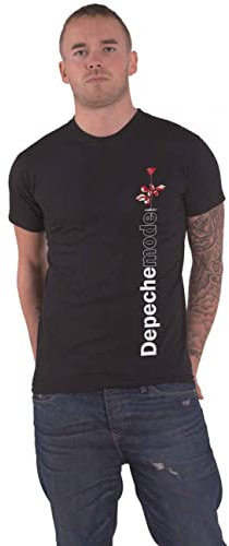 Depeche Mode Violator Side Rose Männer T-Shirt schwarz L 100% Baumwolle Band-Merch, Bands