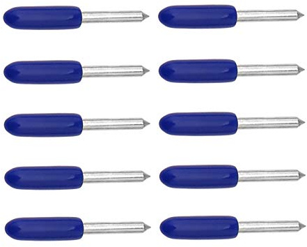 ENET For Roland Plotter Vinyl Cutter Printing Blades 60? Blue Cap 10 Pcs Tungsten Steel Blades Carbide