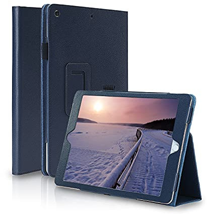 FANSONG Case for iPad Mini 1 2 3,iPad Mini Cover for iPad 7.9 inch Gen Magnetic Closure PU Leather Smart Cover Flip Shockproof Slim Stand Pencil Holder Bifold for Apple iPad Mini1 2nd 3rd(Navy)