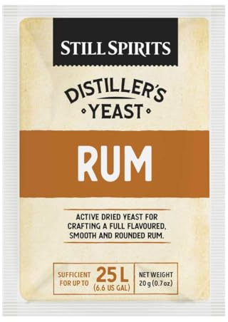 Still Spirits Distillers Rum Yeast 20g for 25L 15% ABV