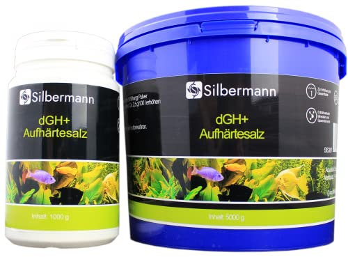 Silbermann GH Plus, Wasser Aufhärter DGH, Aufhärte-Salz, Erhöhung der Gesamthärte im Aquarium oder Gartenteich (5000 ml)