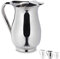 Relaxdays Jarra Acero Inoxidable de 1,5 Litros para Servir Leche, Agua, Té, Café, Salsas, Apta Lavavajillas, Plateado