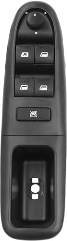 KAOLALI Botonera Elevaluna 6554.CF Interruptor Eléctrico de Ventana Delantera Izquierda Compatible para Peugeot 406 8B