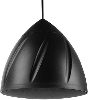Power Dynamics PDS40B Altavoz de Techo suspendido Colgante 100V / 8 Ohm 2 vías 5,25 Sistema de megafonía para música de Fondo para instalación en Tiendas, almacenes, restaurantes y oficinas. Negro