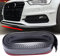 JMTBNO Universal Frontspoiler Lippe, 2.5 M Gummi Tuning Stoßfänger Aufkleber Front Stoßstangenschutz Protector Lip Splitter Spoiler Kohlefaser für Auto LKW SUV