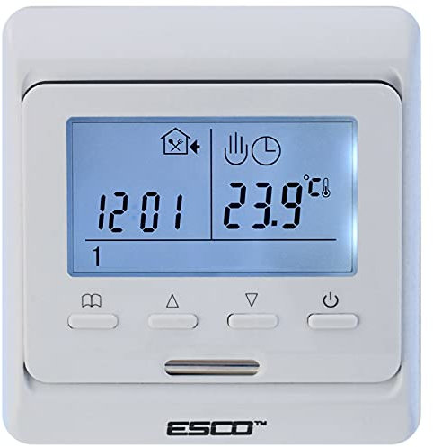 TC510 Raumthermostat Raum temperaturregler Fußbodenheizung Stellantriebe ElektroMatte