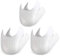 CuteHome 3 Paar Anti Falten Schuhe Schutz, Verhindern Turnschuhe Schuhe Falte Vertiefung, Schuhe Schilde, Schuhfaltenschutz für Damen，3 x Weiß