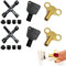 2 Sets of Radiator, Meter Box and 4 Way Utility Keys Multi-Functional Tool