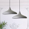 bamyum Champion Pendelleuchte Esstisch 2 Flammig Metall Ø30 cm, Hängelampe Esstisch Vintage, Esstischlampe, Lampenschirm Hängelampe, Pendelleuchte Esstisch, Hängeleuchte Wohnzimmer Esszimmerlampe Grau