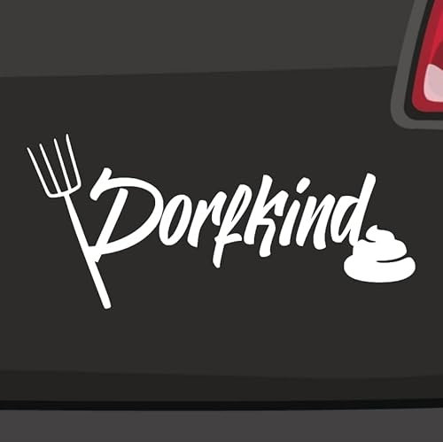 Dorfkind Aufkleber -6 Größen- Mistgabel Kuhstall Wirtshaus Bayern Natur Bienen