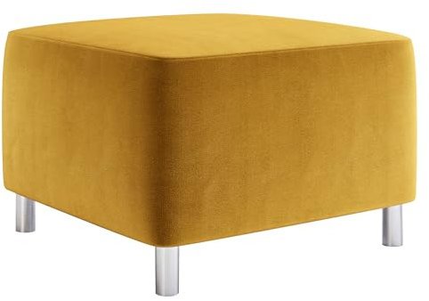 Mirjan24 Moderner Polsterhocker Dover, Sitzhocker Hocker Sitzbank Fußbank Pouf Farbauswahl (Fresh 37)