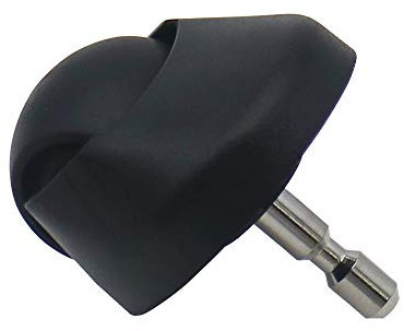 MIRTUX Kit de Rueda Delantera para Conga 4490, 4690, 5090, 5490, 6090, 7090 - Recambios para Conga de Calidad - Accesorios para Conga de Alta Eficiencia- Repuestos de Rueda Frontal para Conga