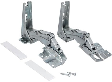 easyPART Kompatibel/Ersatz für Quelle 00481147 2X Scharnier Türscharnier Kühlschrank Kühlgerät Siemens 481147 wie Küppersbusch Miele auch Neff Balay Constructa Gaggenau
