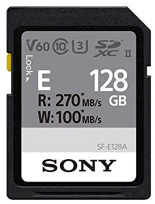 Sony 128GB E Series UHS-II SDXC Memory Card