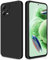 GiiYoon Hülle Kompatibel mit Xiaomi Redmi Note 12 5G, Hochwertiges Liquid Silicone Case, Rundumschutz Handyhülle, Kratzfestes Weiches Mikrofaserfutter- Schwarz