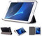 Custodia per Samsung Galaxy Tab A6 7 SM-T280/T285 Tablet Cover - Affari luce di lusso Smart PU Custodia in pelle PU con Auto Sleep/Wake (nero)
