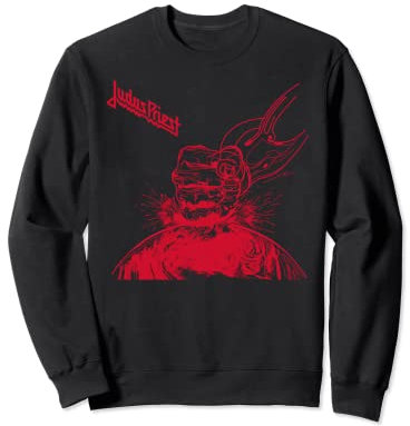 Judas Priest Ram It down Red Logo Felpa