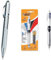 WEDO 256226 Vierfarb-Kugelschreiber chrom/schwarz/rot/blau/grün, 1 Stück (1er Pack) & BIC 4 Farben Kugelschreiber Set 4 Colours 3+1HB, mit Bleistift, 1er Pack, inkl. 12 Bleistiftminen
