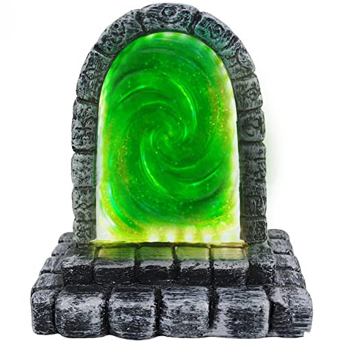 WAGLOS Stargate Bookends Stargate Kreativer Grenzüberschreitender Zeittunnel Galaxy Gate Buchstützen Handgefertigtes Wohnzimmer Schlafzimmer Büro Halloween Dekoration,1