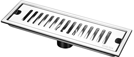 Marooma 15,7 Zoll Langer Bodenablauf aus Edelstahl, Schneller, Großer Abfluss Zur Erhöhung Des Hotelduschraums und Badezimmers, Lösung für Luxuriöse Baderäume für Hotelbesitzer und Badezimmer-Upgrades