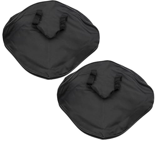 6.7 X 6.3 X 2.75 '' Oxford Cloth Outdoor Camping Cast Iron Skillet Storage Bags, Grill Pan Storage Bag for Korean BBQ Grill Pan, 2 PCS Camping Skillet Bag, Versatile Bag for BBQ Travel Picnic