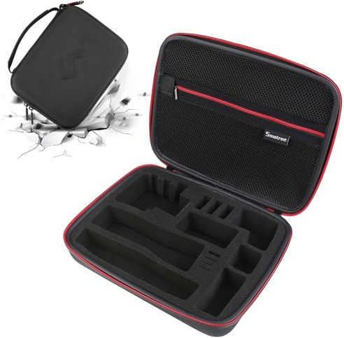 Smatree Transporttasche für DJI Osmo Pocket 3/OSMO Action/GoPro Hero 2018, Hero12/11/10/9/8/7/6/5/4/3/2/1 (Kameras Gopro/DJI und Zubehör Nicht im Lieferumfang enthalten)
