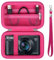 Supmay Hard Carrying Case for Canon PowerShot SX740/ SX730/ SX720/ SX620/ G7X Digital Camera, Protective Storage Bag with Zipper Mesh Pocket for Battery Pack, Charging Cable, USB Card, Rose Red