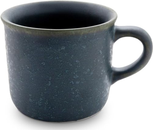 Bunzlauer keramik 400 ml Kaffeepott Teebecher Tasse Becher Ø 10,2 cm, H 8,6 cm (Dekor ZIELON)