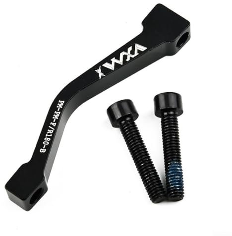SMZhomeone Colonna B Anteriore e Posteriore 203 mm in Nero, Adattatore Pinza Freno a Disco IS 180203 mm (A Nero)