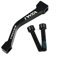 SMZhomeone Colonna B Anteriore e Posteriore 203 mm in Nero, Adattatore Pinza Freno a Disco IS 180203 mm (A Nero)