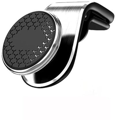 Lüftung Handyhalterung Auto Magnethalterung Handy für Skoda Fabia III 2018-2021, Upgraded Stabilere Version Smartphone Halterung Auto Zubehör Innenraum,New Silver