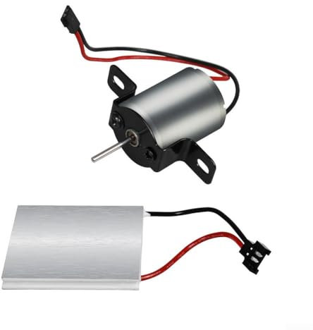 Moteur de ventilateur de cheminée et génération d'énergie en tôle Accessoires pour ventilateur de poêle à bois alimenté par la chaleur 4 lames
